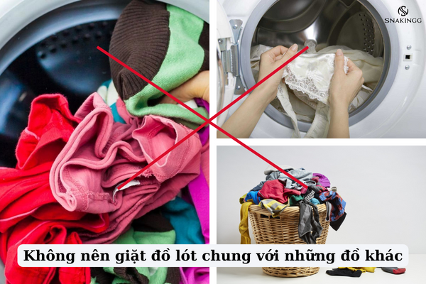 Có nên giặt quần lót nam chung với quần áo thường ngày?