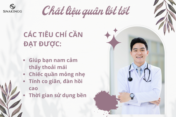 Bạn nên chọn chất liệu quần lót nam nào là phù hợp?