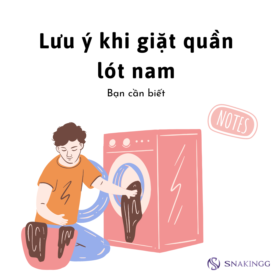 Lưu ý khi giặt quần lót nam