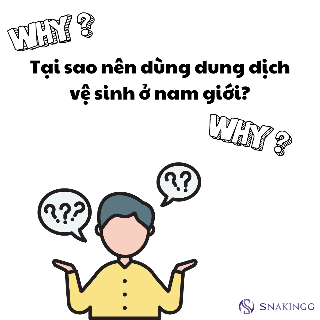 Tại sao nên dùng dung dịch vệ sinh ở nam giới